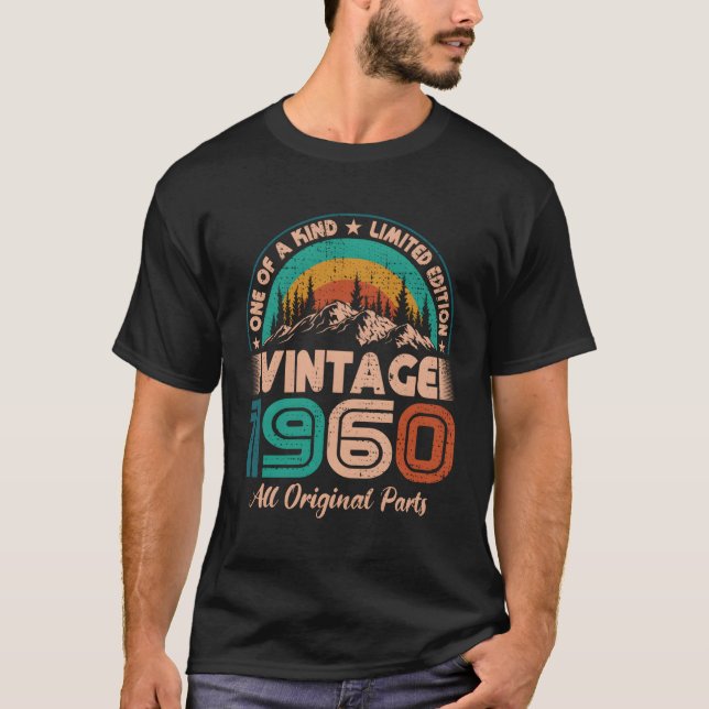Camiseta nascer 1960 Em 1960 (Frente)