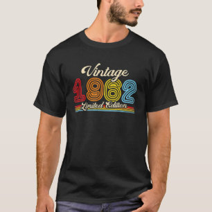Camiseta Nascer 1962 60º Aniversário Vintage Incrível desde