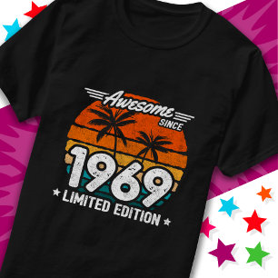 Camiseta Nascer 1969 Edição Limitada Edição Retroativa Desd