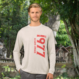 Camiseta Nascer 1977 Sempre Único