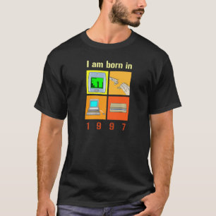 Camiseta Nascer 1997 Citação Com O Computador Por Telefone