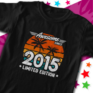 Camiseta Nascer 2015 Limited Edition Retro Incrível Desde 2
