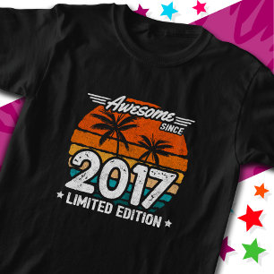 Camiseta Nascer 2017 Limited Edition Retro Incrível Desde 2