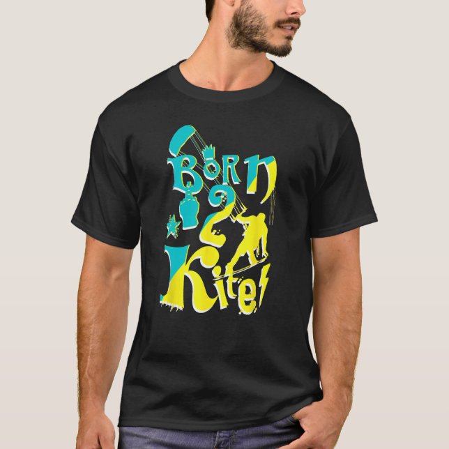 Camiseta Nascer 2 Kite Vibes Kiteboard Kitesurfing Água S (Frente)