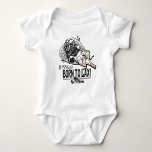 Camiseta Nascer à engrenagem relaxado do Lacrosse