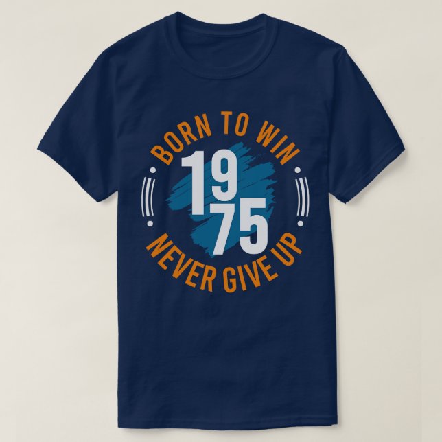 Camiseta Nascer A Ganhar Nunca Desistir (Frente do Design)