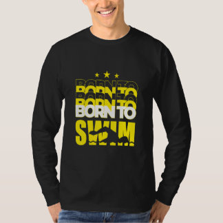 Camiseta Nascer A Natação Perfeito Para Nadadores