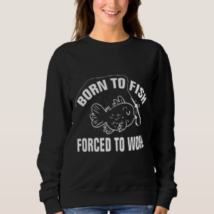 Camiseta Nascer A Peixe Forçado A Trabalhar Clássico