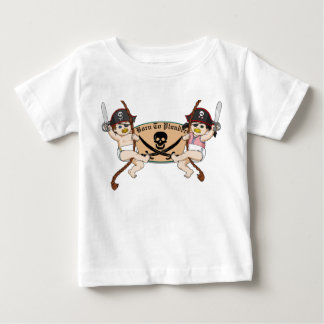 Camiseta Nascer à pilhagem - balanço dos piratas do bebê
