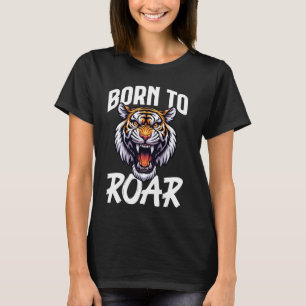 Camiseta Nascer A Roar Tiger Wildlife Natu