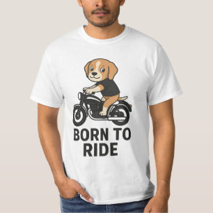 Camiseta "Nascer a rumo - Banda branca no Autociclista