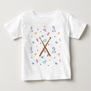 Camiseta nascer a ser baterista