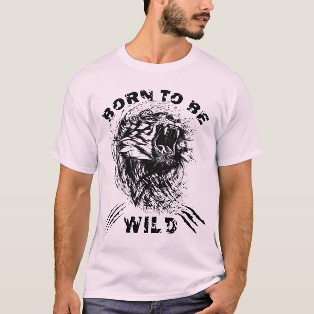 Camiseta Nascer a ser selvagem (Frente)