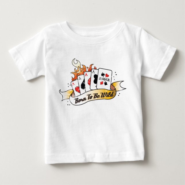 Camiseta Nascer a ser T selvagem (Frente)