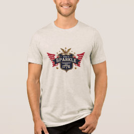 Camiseta Nascer a Sparkle - Tea de blindagem Patriótica | O