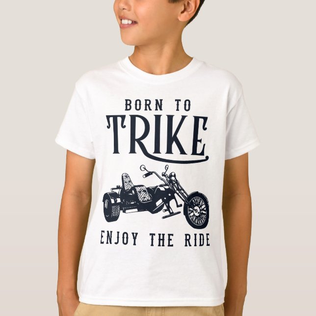 Camiseta Nascer a Trike Motorcycle T (Frente)