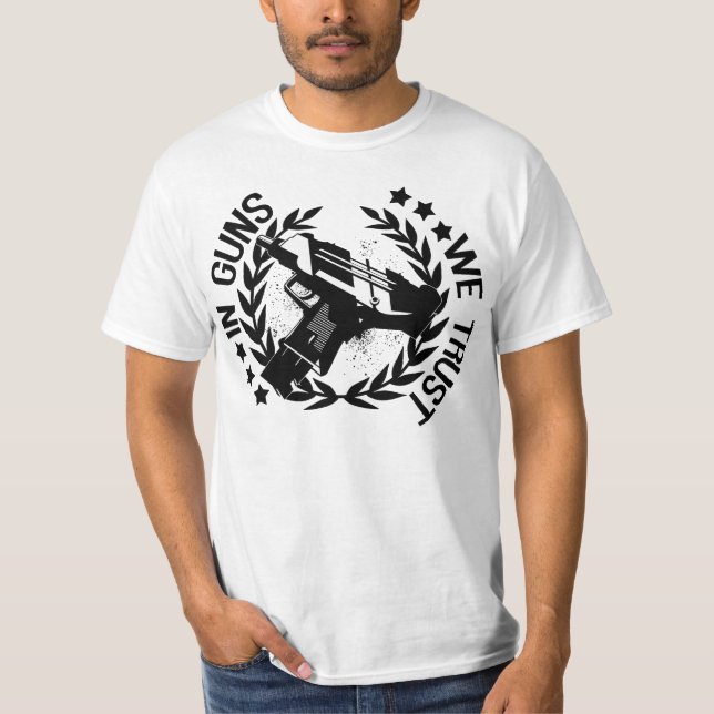 CAMISETA NASCER AÉREO - EM ARMAS CONFIAMOS (Frente)