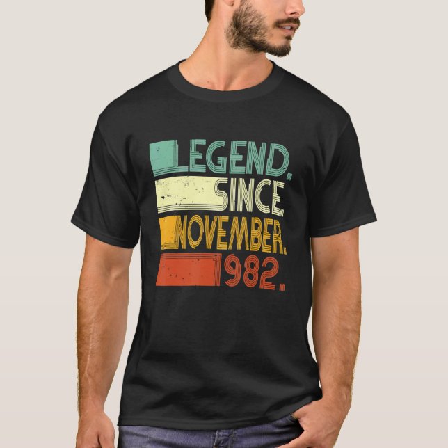 Camiseta Nascer aniversário de 40 anos 40 anos de legenda d (Frente)