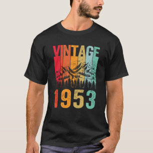 Camiseta Nascer Bday Mens Vintage 1953 70 Anos