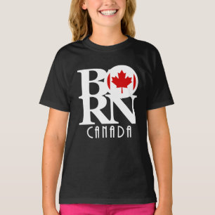 Camiseta NASCER Canadá (texto em branco)