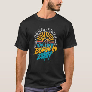 Camiseta nascer ciclista de 16 anos em 2007 16º aniversário