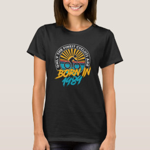 Camiseta nascer Ciclista De 33 Anos Em 1989 33º Aniversár