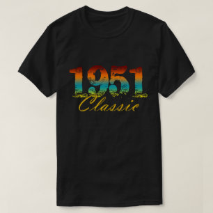Camiseta Nascer clássico de chá de 1951 em presentes de ani