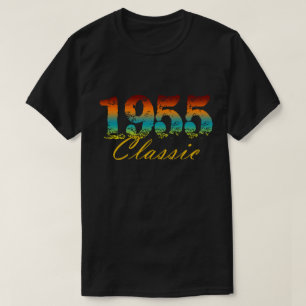 Camiseta Nascer clássico de chá de 1955 em presentes de a