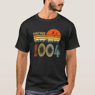 Camiseta nascer Clássico Vintage De 18 Anos Em 2004