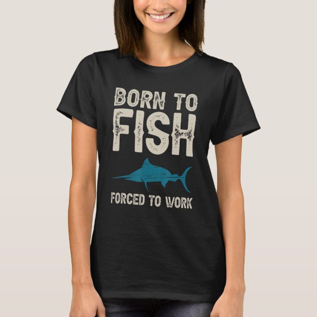 Camiseta Nascer Da Força De Pesca Para Exercer A Pesca (Frente)