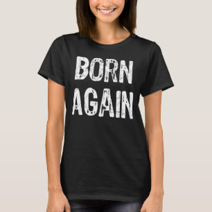 Camiseta Nascer da Igreja da Escritura de Bíblias Cristã No