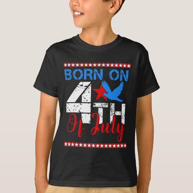 Camiseta Nascer Da Independência Americana D (Frente)