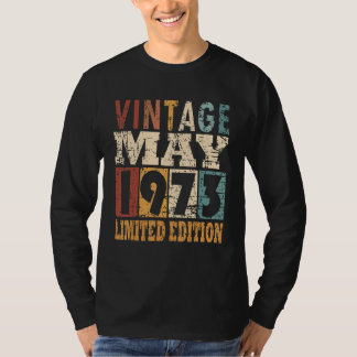 Camiseta nascer De 1973 Em Maio