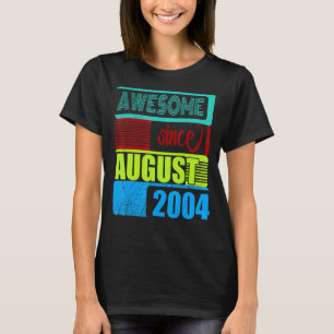 Camiseta nascer de 2004, 18 anos, August Si Fantástico