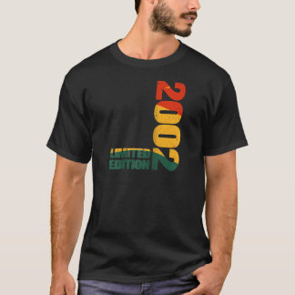 Camiseta nascer De 21 Anos Em 2002 Engraçado Para A Históri