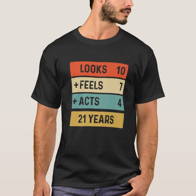 Camiseta Nascer De 21 Anos, Funny Retro, Em 2000 (Frente)