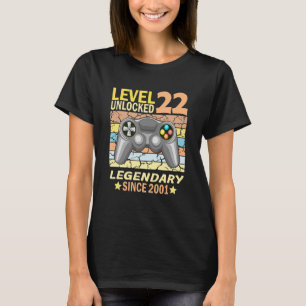 Camiseta nascer de 22 anos para jogadores em 2001 2