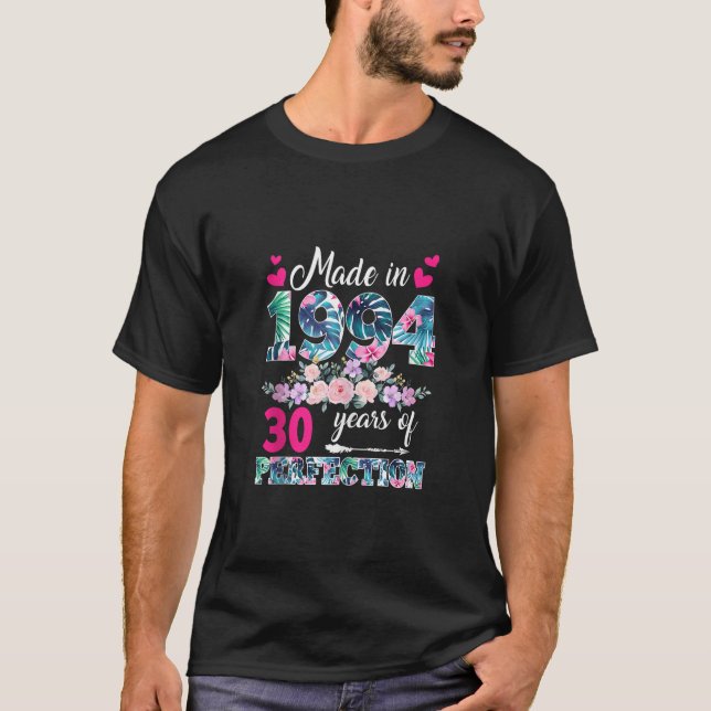 Camiseta nascer De 30 Anos Em 1994 (Frente)