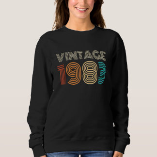 Camiseta nascer De 40 Anos Em 1983 Vintage aniversário de 4