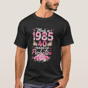 Camiseta nascer De 40 Anos Em 1985