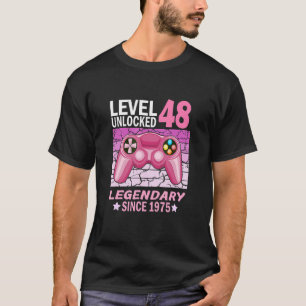 Camiseta nascer de 48 anos de jogador em 1975 2