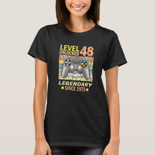 Camiseta nascer de 48 anos para jogadores de aniversário no