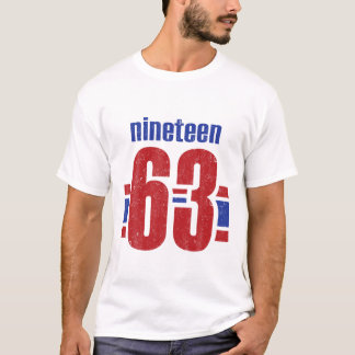 Camiseta nascer De 59 Anos Em 1963 Vintage Ninen 63 59º Bir