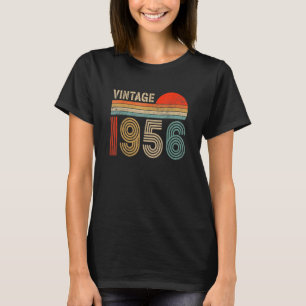 Camiseta nascer De 67 Anos Em 1956 Vintage 67ª Ret De Anive