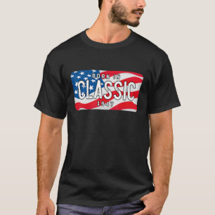 Camiseta nascer de 75 anos em 1947 Classic Car 75º aniversá