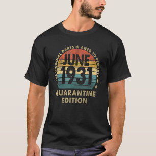 Camiseta nascer De 90 Anos Em 1931 Quarentena De 90 Anivers