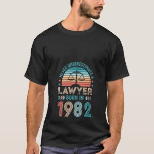 Camiseta Nascer De Advogados Em 1982