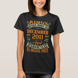 Camiseta Nascer De Aniversário Da Mens 11 Em Dezembro De 20