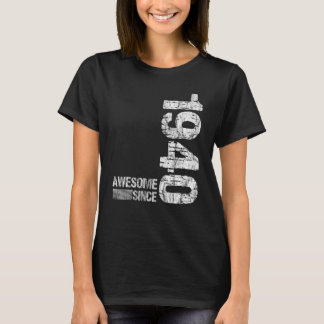 Camiseta Nascer de aniversário de 1940 Incrível desde 1940