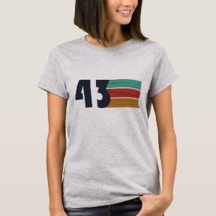 Camiseta nascer de aniversário de 1943